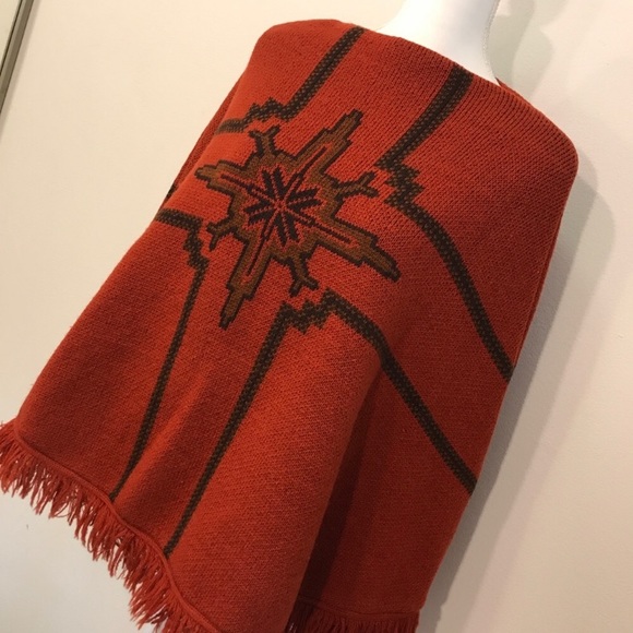 Stampe Sweater Janus of Norway Poncho 100% Wool - Picture 4 of 7